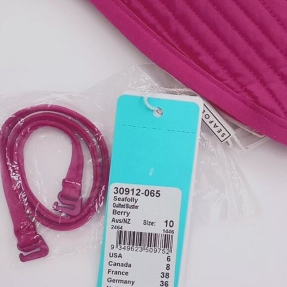 Brand New Seafolly Women's Quilted Bustier Bikini Top - Picture 8 of 13